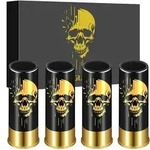 Totenkopf-Schnapsgl&auml;ser Kunststoff Hochzeit Geburtstag Party 12 GA