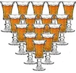 JAIEF Sherrygl&auml;ser, bleifreies Glas, transparent, schwerer Boden,...