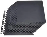 VEVOR 12 x Puzzlematte Bodenschutzmatte 610 x 610 x 14 mm, Hochdichte