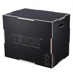 VEVOR 3-in-1-Plyometrische Sprungbox 30/24/20-Zoll-Plyobox, Sprungkasten...