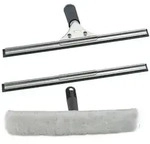 Novaliv Sparset Fensterwischer und Fensterabzieher Profi 35 cm Fensterreiniger