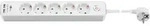 Goobay 41265 Steckdosenleiste mit USB-A Buchse & Schalter / 5-fach Steckdose /