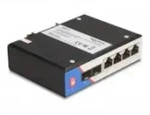Delock Switch - 4 x 10/100/1000 + 2 x SFP - an DIN-Schiene montierbar