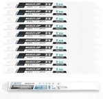 S&auml;bels&auml;gebl&auml;tter 225 mm 18 TPI 10er Pack Metall 18TPI 225mm 10