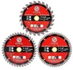 Kreiss&auml;geblatt Z&auml;hne 24 40 60 Sperrholz 184mm 24T+40T+60T 3