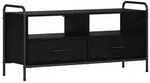 vidaXL TV-Schrank 67,5 x 33 x 50 cm Schwarz Eichen-Optik Holzwerkstoff