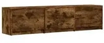 vidaXL TV-Schr&auml;nk Ger&auml;ucherte Eiche 165 x 34 x 40 cm Holzwerkstoff