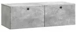 vidaXL Wandmontierter TV-Schrank Betongrau 98 x 41 x 30 cm