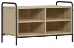 vidaXL TV-Schrank 140 x 39,5 x 50 cm Sonoma-Eiche Holzwerkstoff