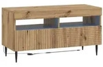 vidaXL LED-TV-Schrank Artisan-Eiche Holzwerkstoff