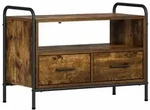 vidaXL TV-Schrank 67,5 x 33 x 50 cm R&auml;uchereiche Holzwerkstoff