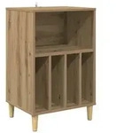 vidaXL Plattenspielerst&auml;nder Artisan-Eiche 47 x 39,5 x 74,5 cm