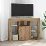vidaXL Eck-LED-TV-Schrank Artisan-Eiche 108 x 40 x 68 cm Holzwerkstoff
