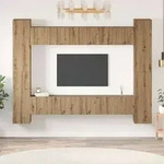 vidaXL TV-Schrankset 10 pcs Artisan-Eiche 30,5 x 30 x 90 cm