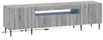 vidaXL LED-TV-Schrank Sonoma-Grau Holzwerkstoff
