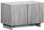 vidaXL TV-Lowboard 60 x 34,5 x 40 cm Sonoma-Grau Holzwerkstoff