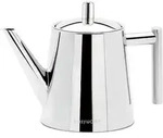 Teekanne doppelwandige Edelstahl Chrom Tee Ei 1000ml