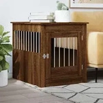 vidaXL Hundek&auml;fig im M&ouml;belstil Braun Eichen-Optik 64,5x80x71 cm