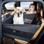 Hunde Autositz R&uuml;ckbank f&uuml;r Gro&szlig;hunde &ndash; Sicherer Autositzbezug f&uuml;r...