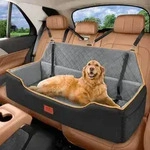 Hundeautositz f&uuml;r gro&szlig;e/mittlere Hunde, bequemes Hundeautobett Pet Booster...