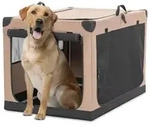 Petsfit Hundebox faltbar, Hundebox f&uuml;r zuhause Verstellbarer Stoffbezug mit