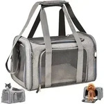 Transporttasche f&uuml;r Katze Hund, Hundetransportbox, Faltbare Katzentransportbox,