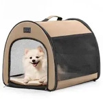 Petsfit Hundebox faltbar f&uuml;r kleine Hunde Katzen, tragbare & Atmungsaktive...
