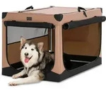 Petsfit Hundebox faltbar, Hundebox f&uuml;r zuhause Verstellbarer Stoffbezug mit