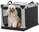 Petsfit Hundebox faltbar, Hundebox f&uuml;r zuhause Verstellbarer Stoffbezug mit