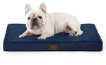 Hundebett orthop&auml;disches waschbar L 76 x B 51 x H 8 cm Navyblau