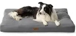 Hundebett Hundematratze K&uuml;hlmatte dunkelgrau L 91 x B 68 x H 10 cm