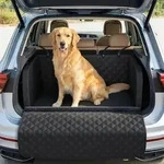pecute Kofferraumschutz Hund gesteppt mit Seiten und Ladekantenschutz -