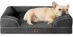 Hundebett Orthop&auml;disch Memoryfoam L 76 x B 51 x H 17 cm Dunkel Grau