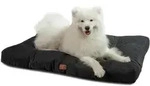 Hundekissen 120x90cm XXL waschbar tiefschwarz L 120 x B 90 x H 10 cm