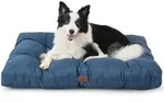Hundebett Hundematratze Hundematte dunkelblau L 91 x B 68 x H 10 cm