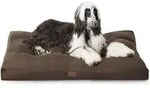 Hundekissen 120x90cm gepolstert waschbar Braun L 120 x B 90 x H 10 cm