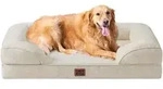 Hundebett Orthop&auml;disches Memory Foam XL L 112 x B 81 x H 17.5 cm Beige