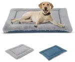Hundebett Hundematte Hundedecke Katzenkissen L(91*58cm) Grau und Blau