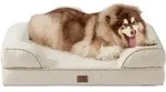 Hundebett Orthop&auml;disch Memory Foam XXL L 132 x B 104 x H 20 cm Beige