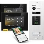 HD Video T&uuml;rsprechanlage mit Fingerprint RFID und Smartphone App f&uuml;r 2