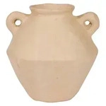 D&eacute;copatch Braunes Pappmach&eacute;, Vase/Krug 13cm, wasserfest - Kartonbraun HD084C
