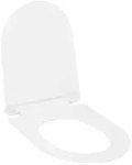 vidaXL Toilettensitz mit Absenkautomatik und Quick-Release-Design Wei&szlig;