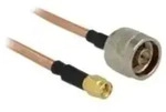 Delock WLAN-Antennen Anschlusskabel [1x N-Stecker - 1x SMA-Stecker] 40.00 cm