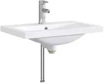 vidaXL Waschbecken f&uuml;rs Badezimmer Chrom 61 x 40 x 16,5 cm Metall