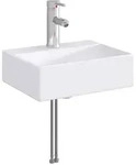 vidaXL Waschbecken f&uuml;rs Badezimmer Chrom 39 x 30,5 x 12,5 cm Metall