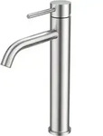 Wasserhahn Einhebelmischer Waschbecken Auslauf190mm 11.2'' Edelstahl