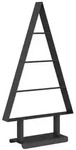 vidaXL Metall Weihnachtsbaum Schwarz 60 cm Stahl