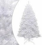 vidaXL K&uuml;nstlicher Weihnachtsbaum Klappbar Beschneit 120 cm