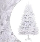 vidaXL K&uuml;nstlicher Weihnachtsbaum Klappbar mit St&auml;nder Wei&szlig; 240 cm