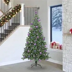 vidaXL Weihnachtsbaum Gr&uuml;n 240 cm PVC